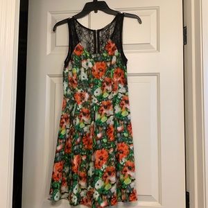 Summer casual floral dress
